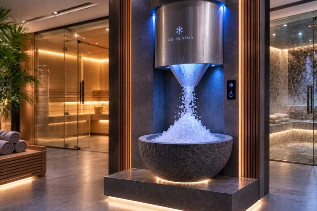 Ice fountain