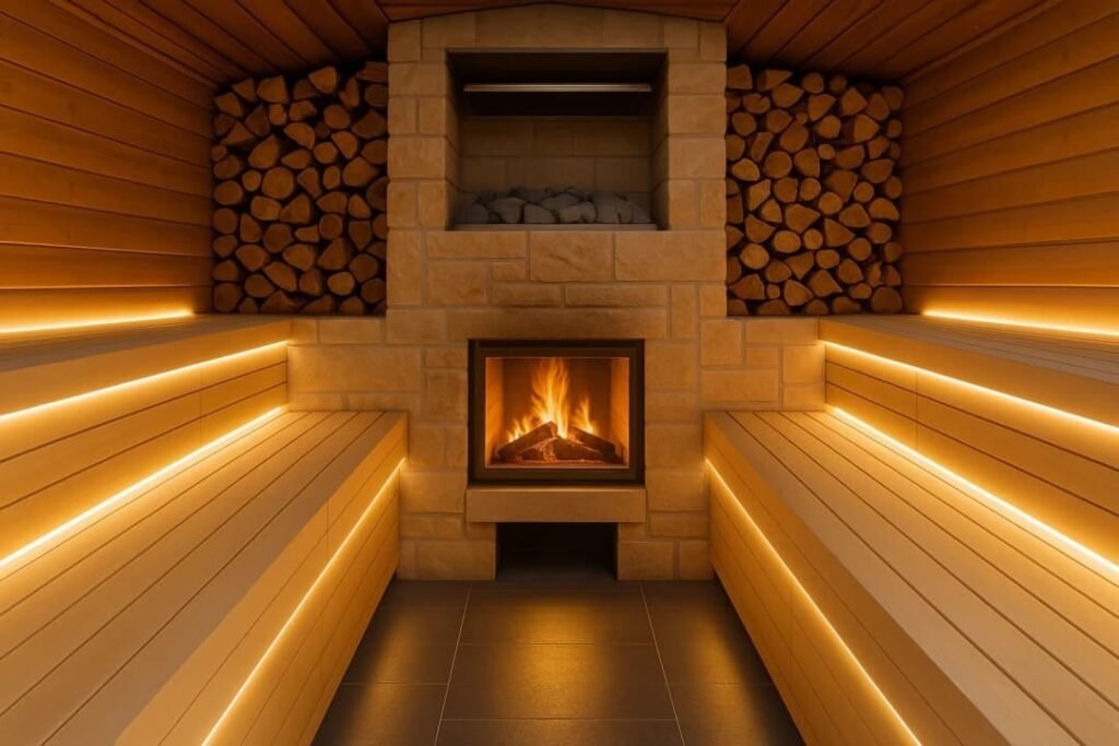 sauna room