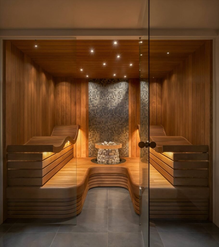 sauna room