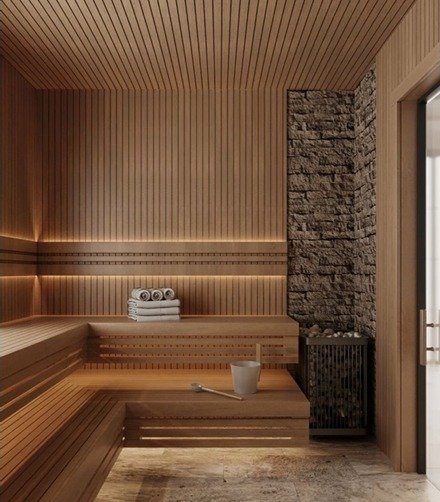 sauna room