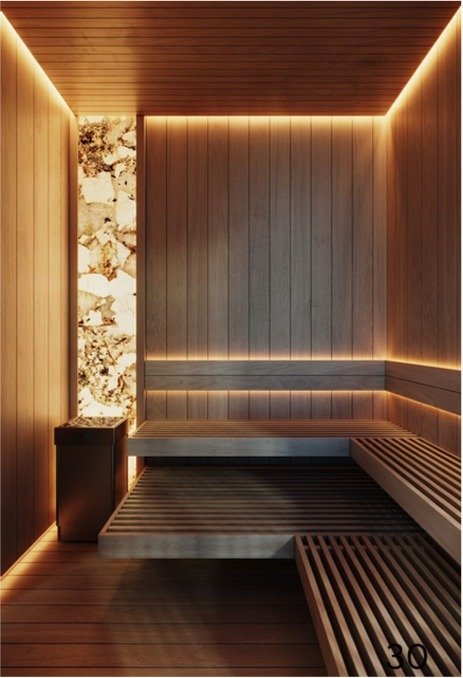 sauna room